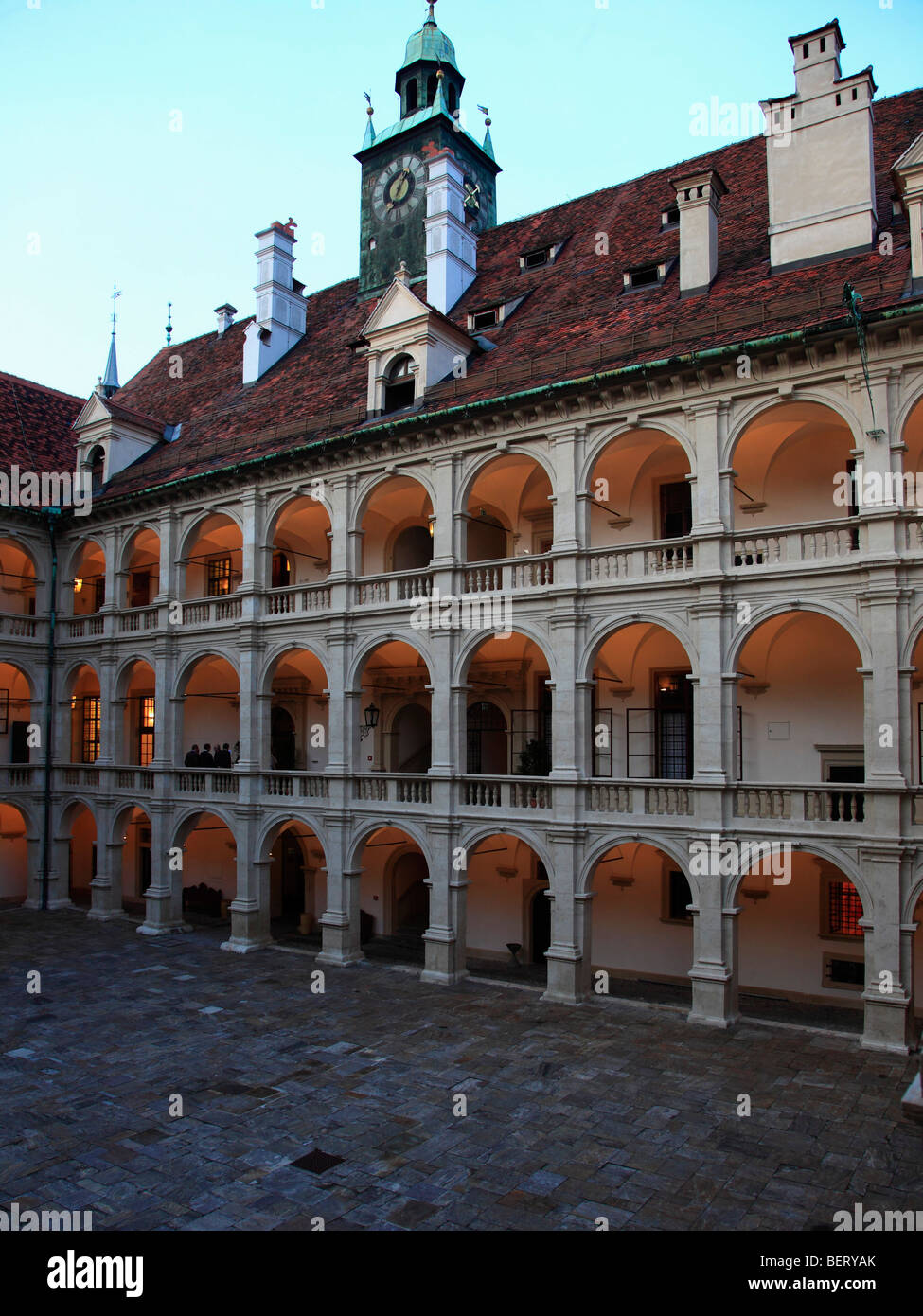 Austria, Graz, Landhaus, courtyard Stock Photo