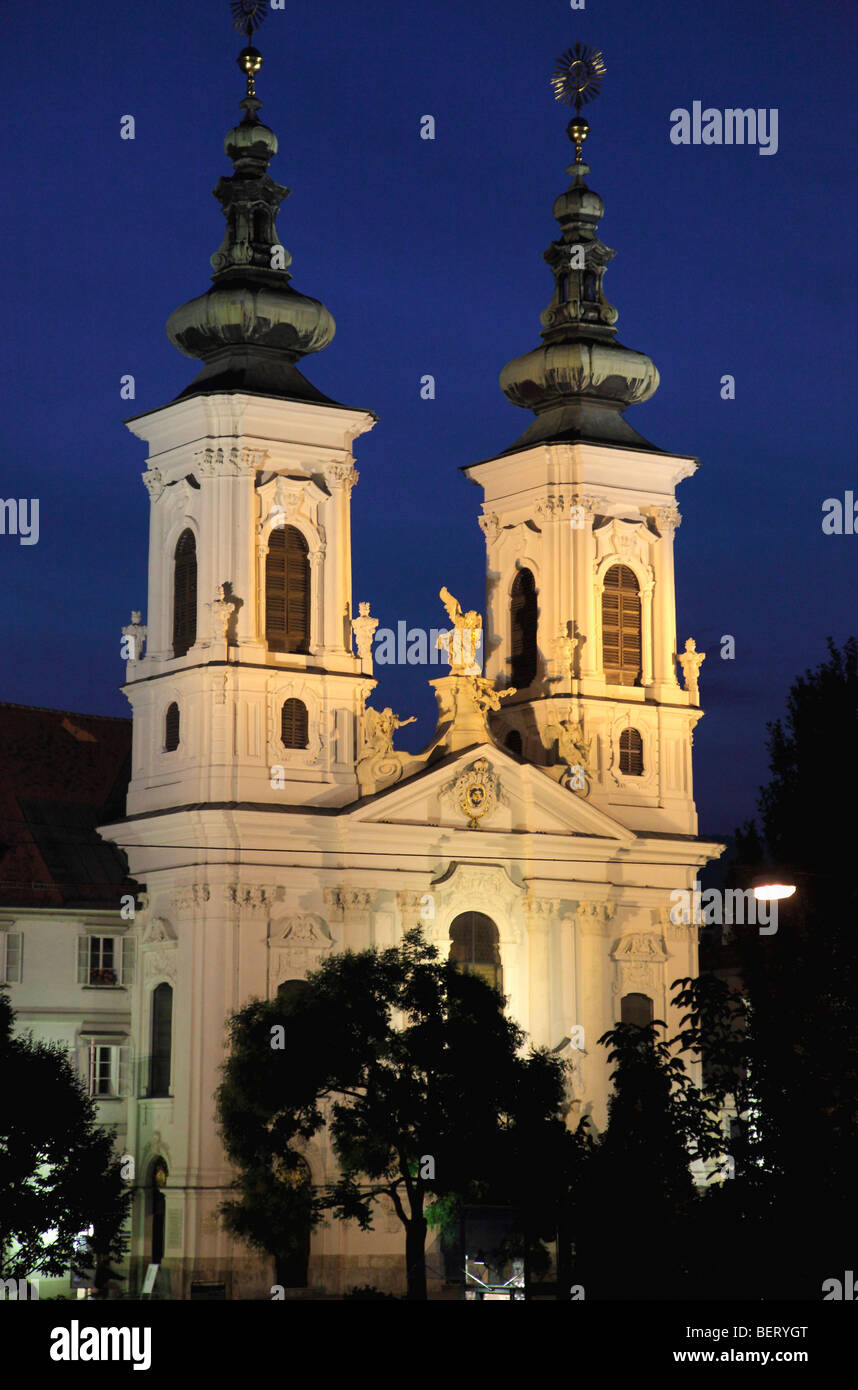 Austria, Graz, Mariahilf Kirche Church Stock Photo