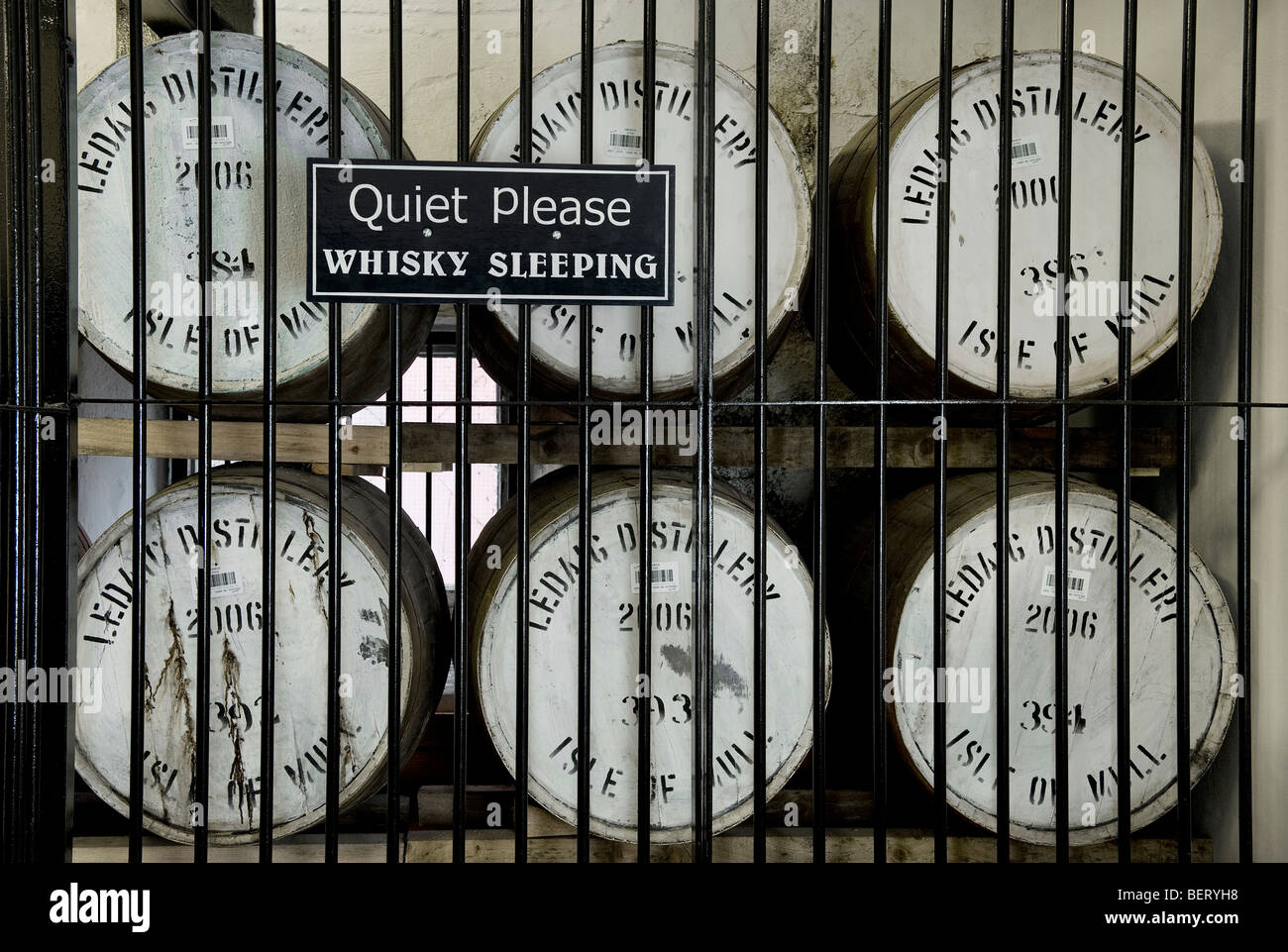 tobermory whisky distillery, isle of mull, scotland Stock Photo