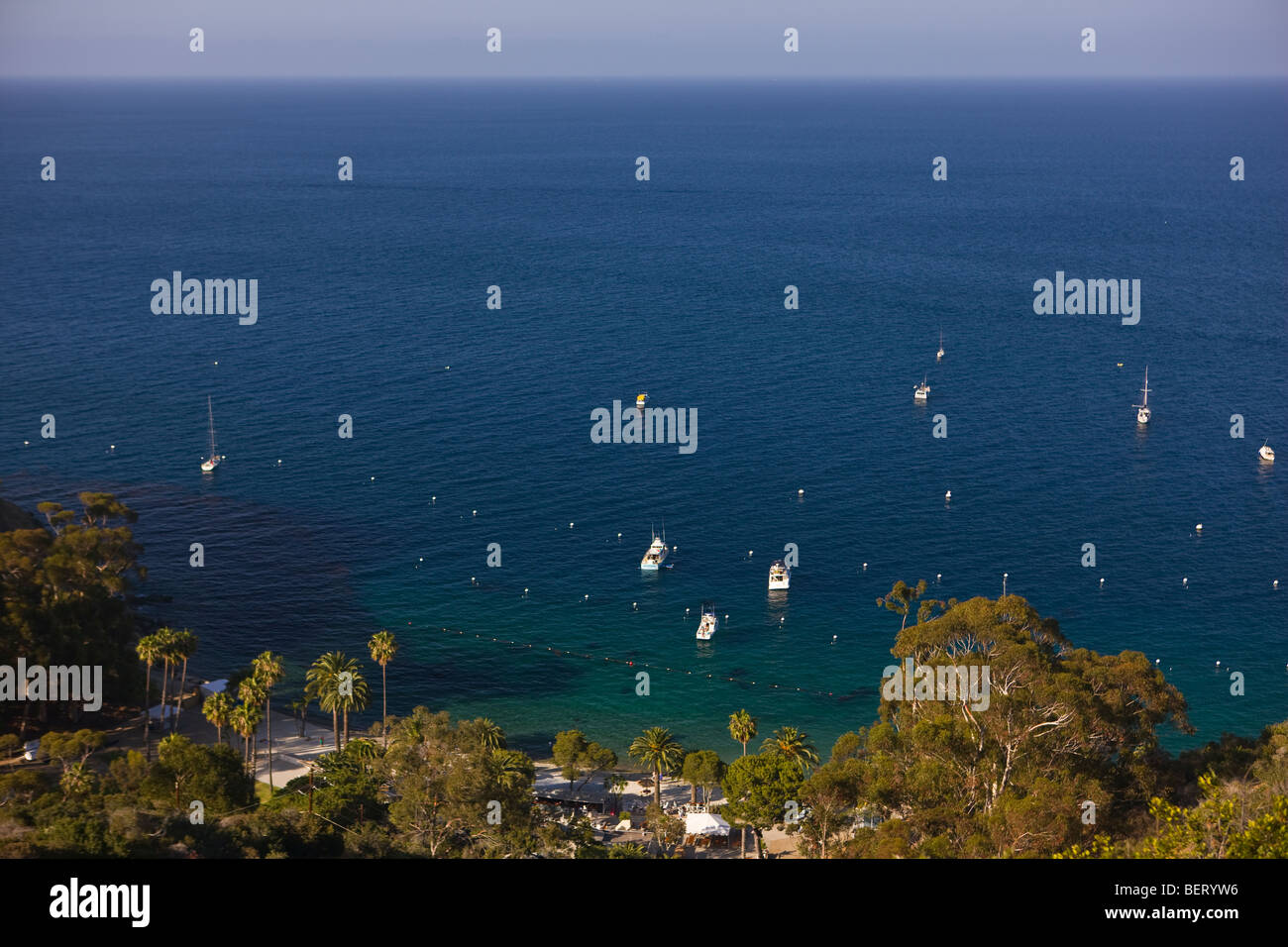 AVALON, CA, USA Descanso Beach and Pacific Ocean, Santa Catalina