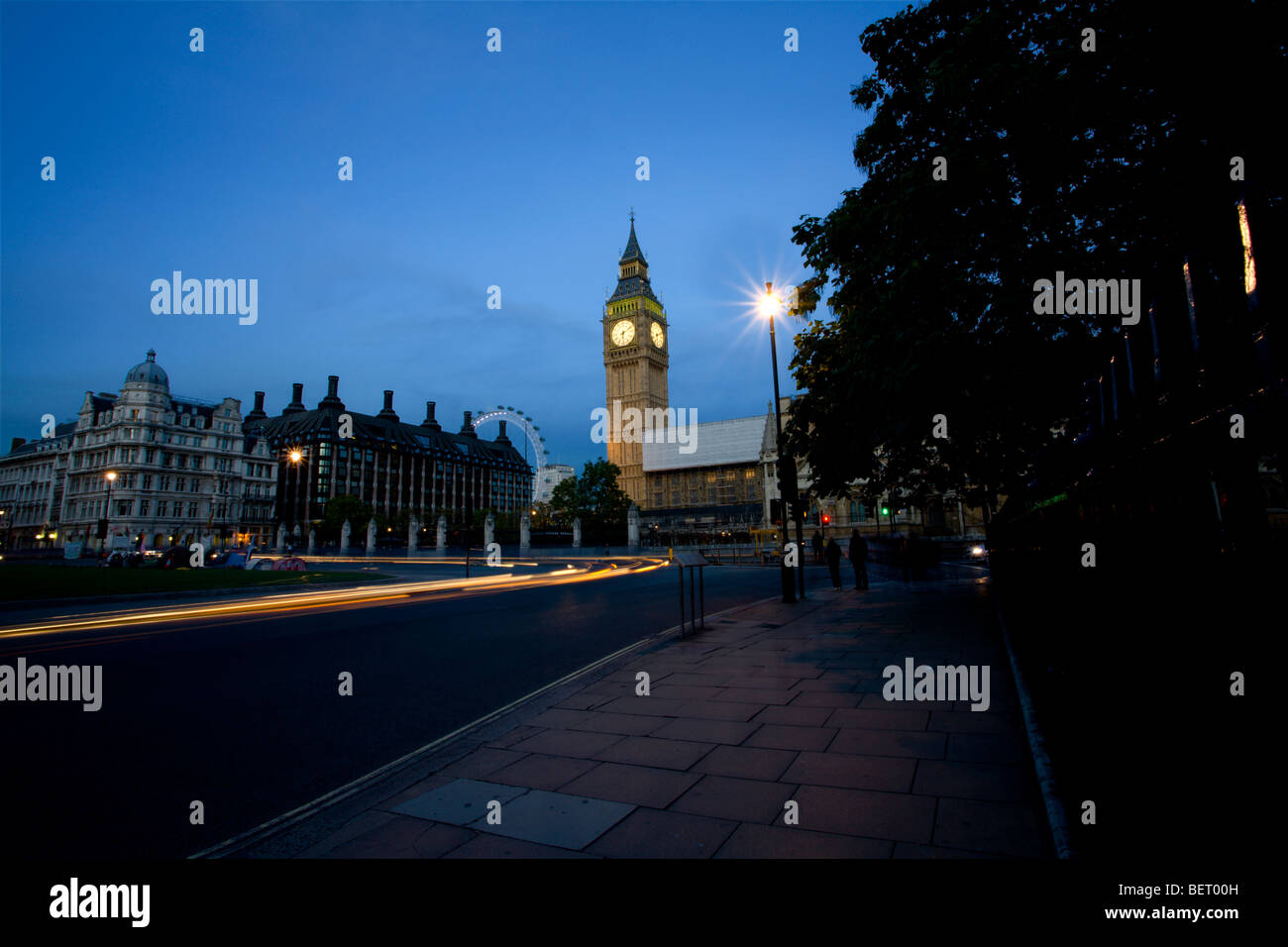 big ben london night time Stock Photo