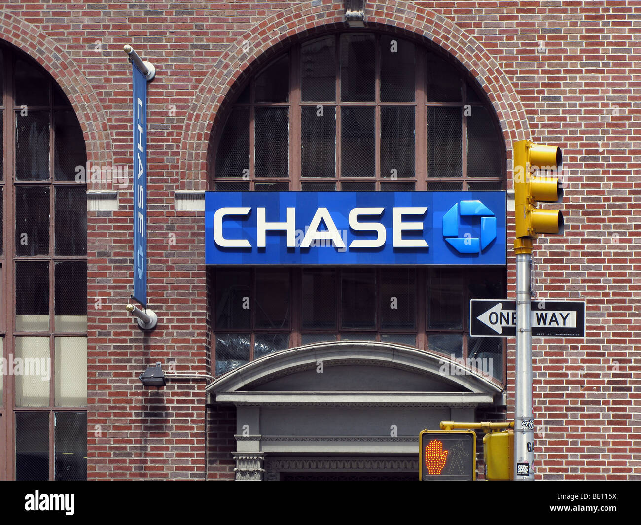 Chase Bank Sign And Logo New York Stock Photo Alamy