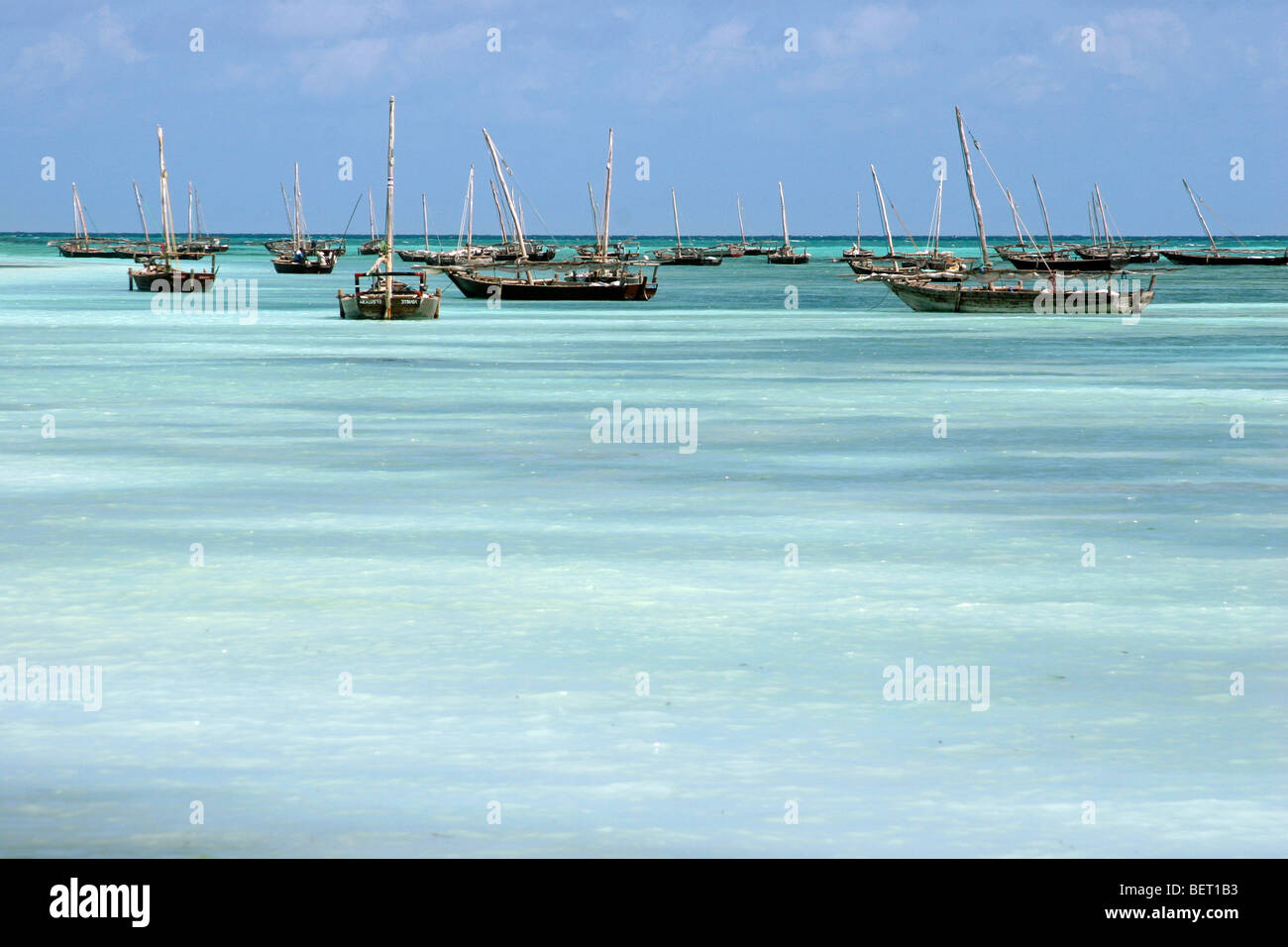 Coastal landscape zanzibar tanzania boats hi-res stock photography and ...