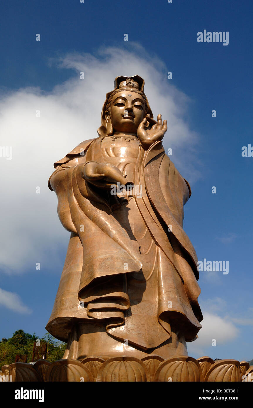 Giant Bodhisattva Statue Sculpture or Figure at the Chinese Buddhist