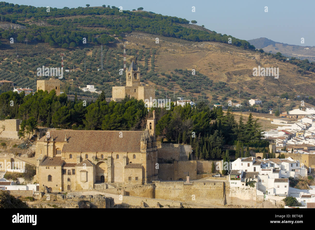 St. Mary´s collegiate church (16th century). Antequera. Malaga province. Andalucia. Spain. Stock Photo