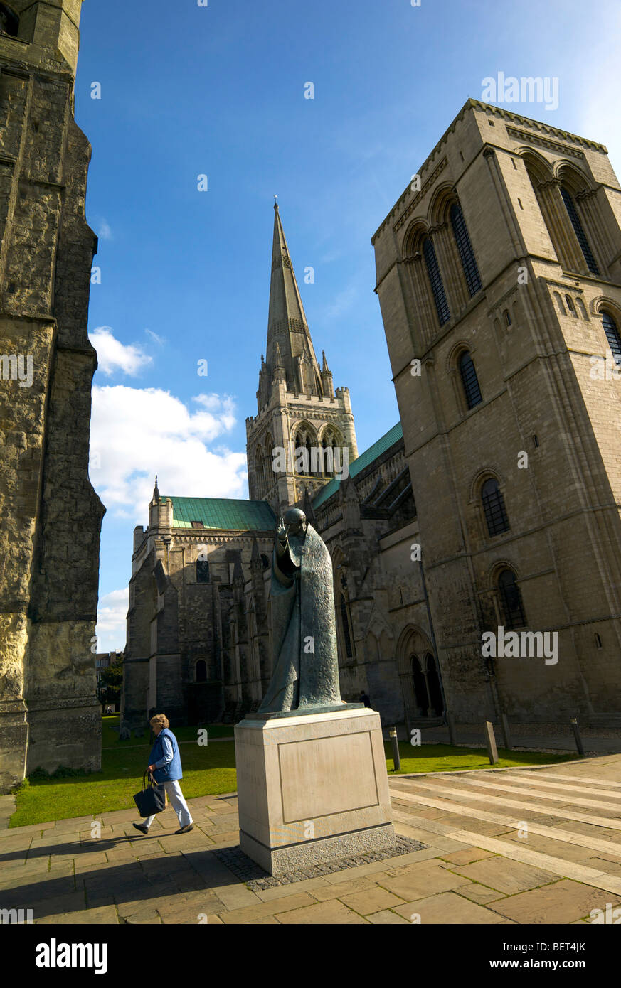 Chichester cathedral bell tower hi-res stock photography and images - Alamy