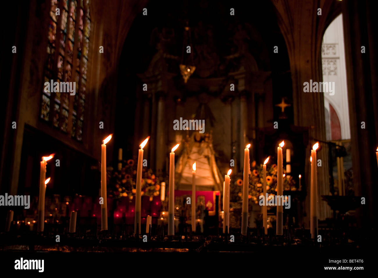 Saint James' Church in Antwerp Stock Photo