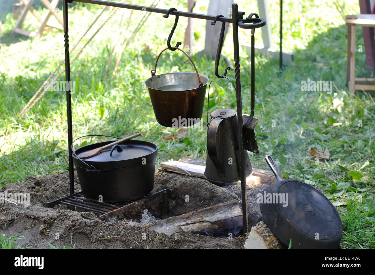 Open Fire Cooking High Resolution Stock Photography and Images Alamy