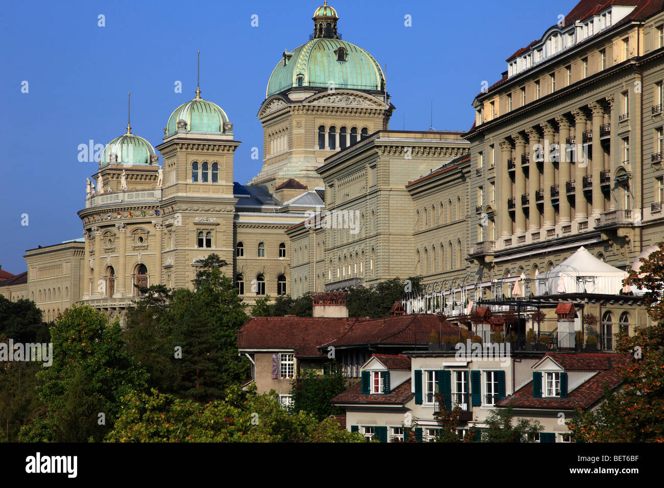 Switzerland, Berne, Bundeshaus, Parliament Stock Photo
