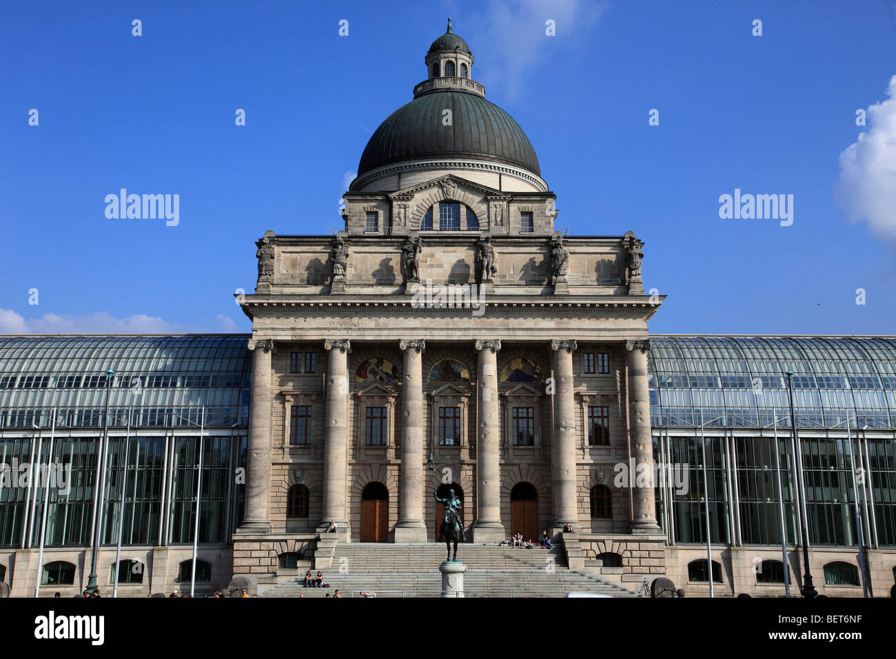 Germany, Bavaria, Munich, Bavarian State Government Building Stock Photo