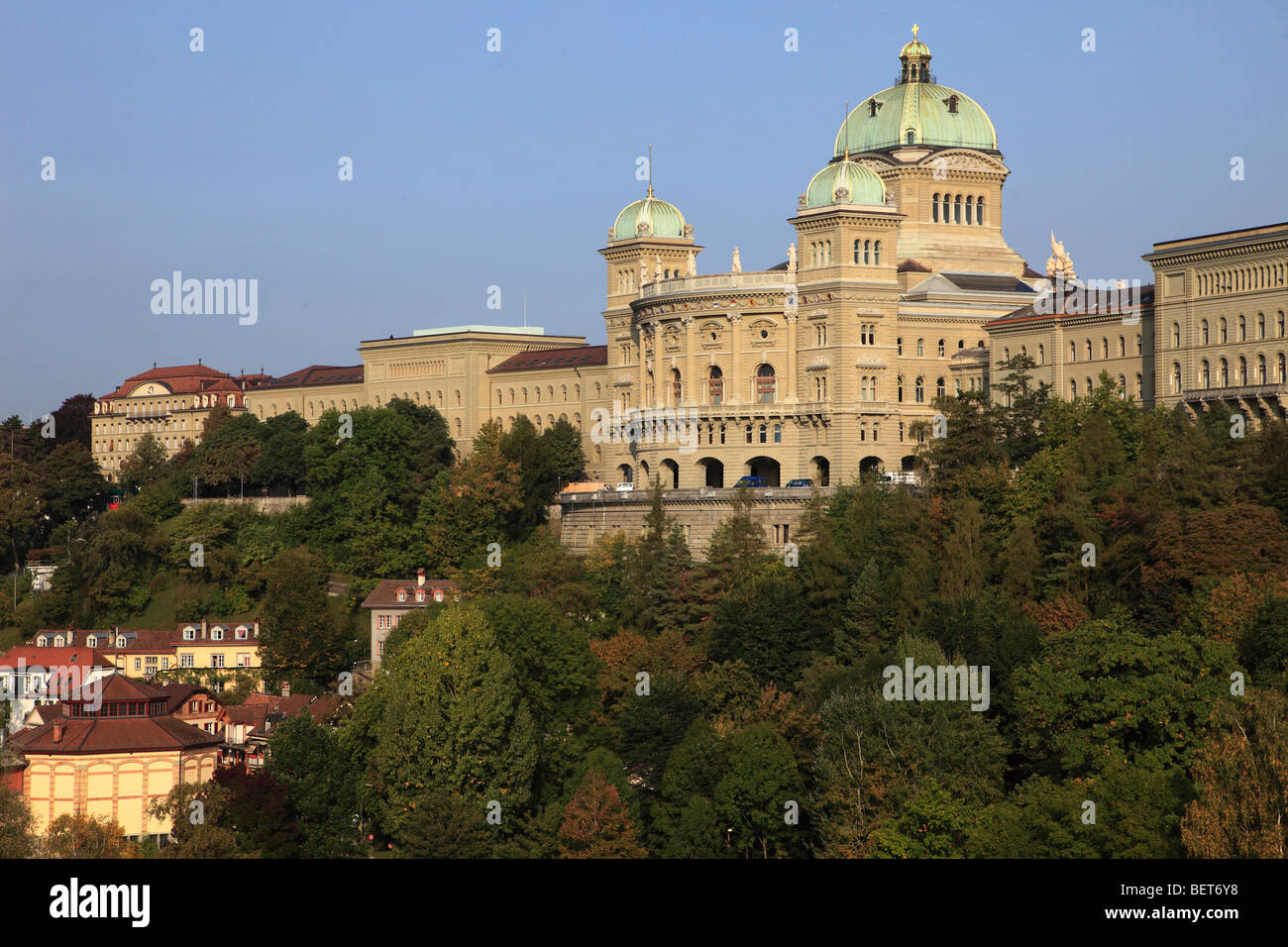 Switzerland, Berne, Bundeshaus, Parliament Stock Photo