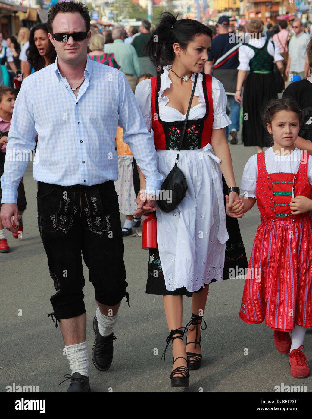  Germany  Bavaria  Munich Oktoberfest people  in 