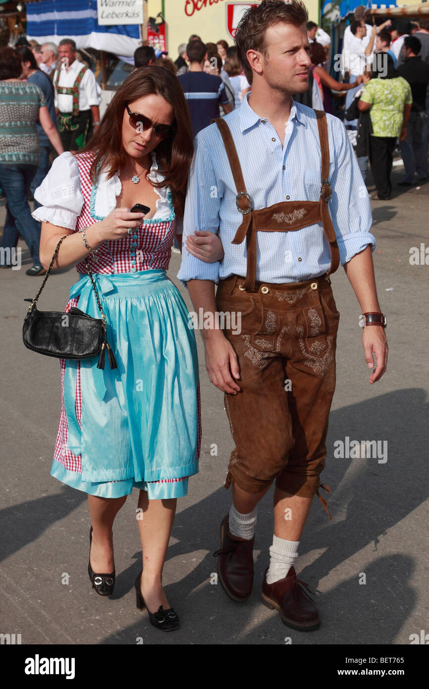  Germany  Bavaria  Munich Oktoberfest people  in 