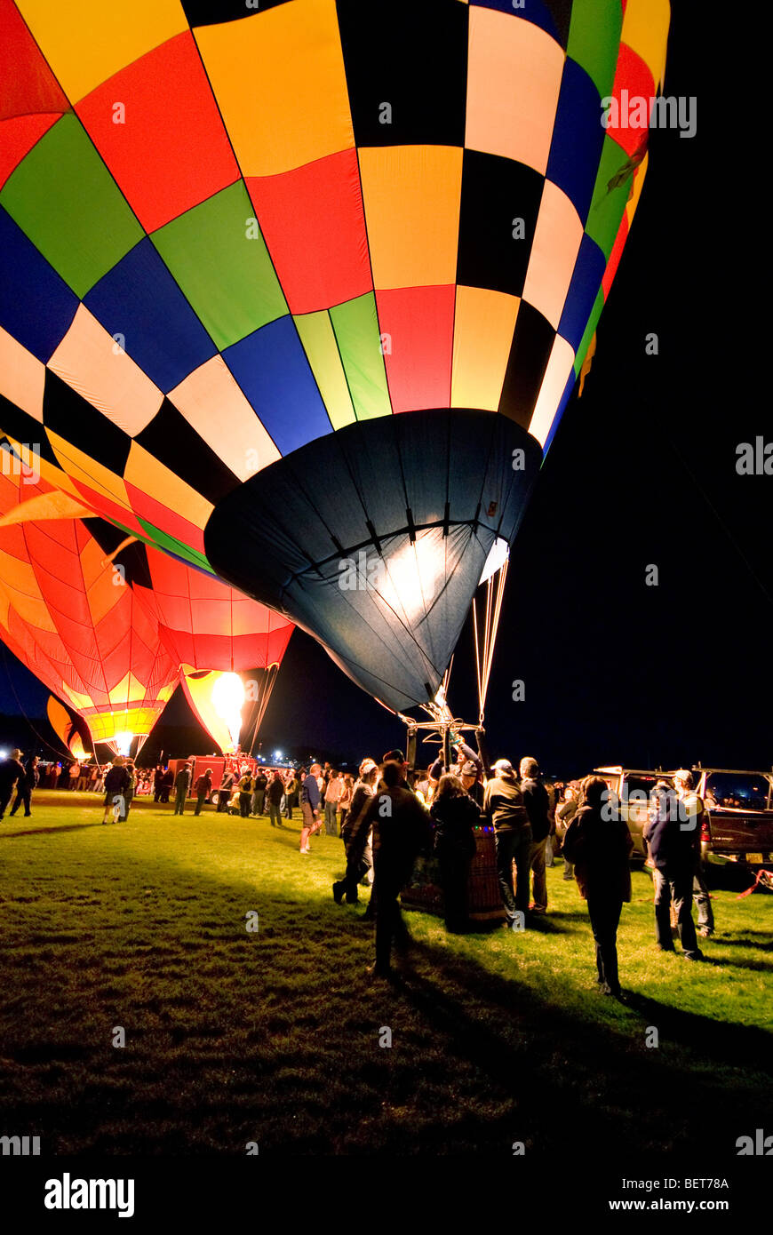 New mexico balloon fiesta hires stock