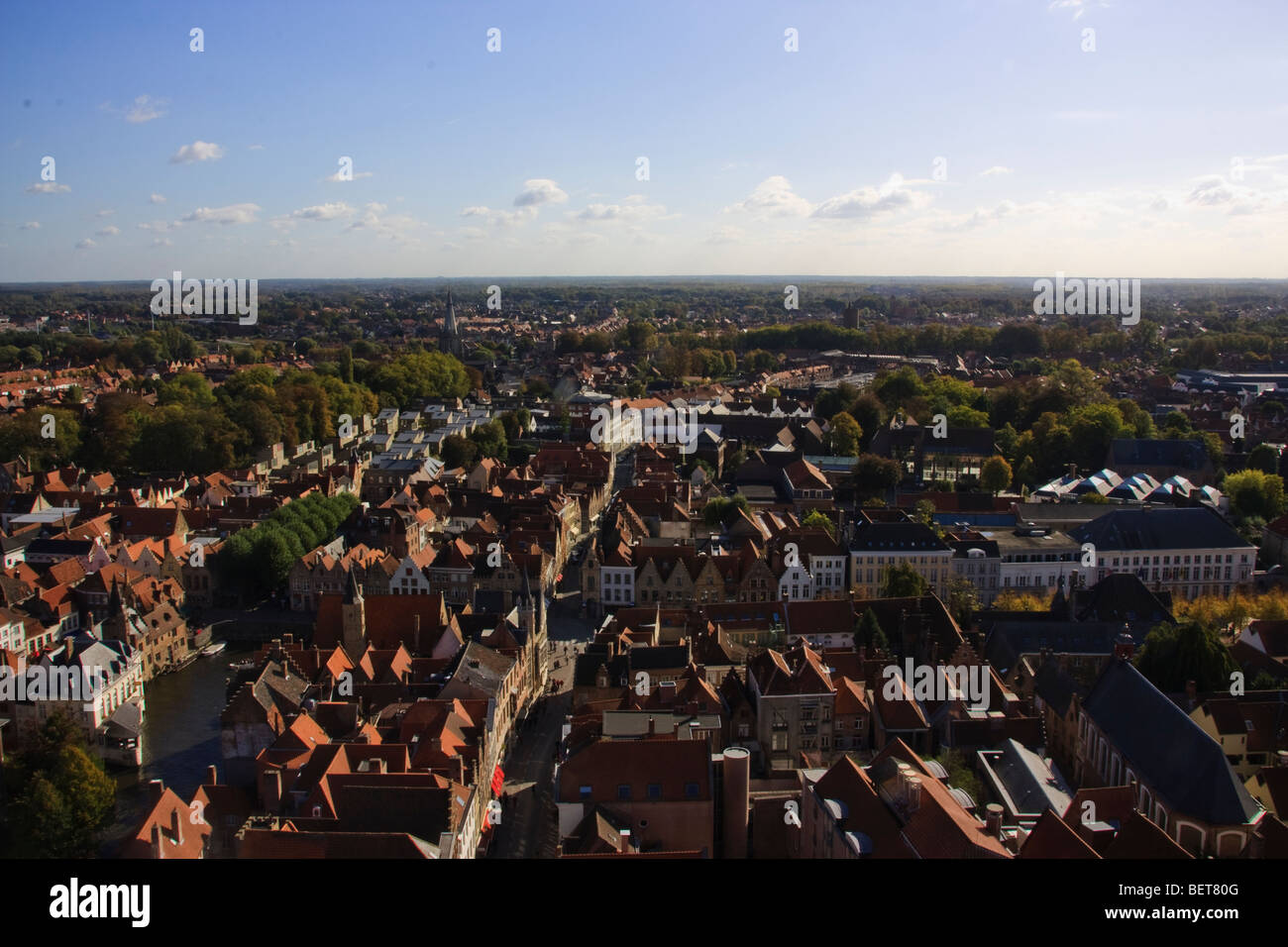 A view of brugge Stock Photo