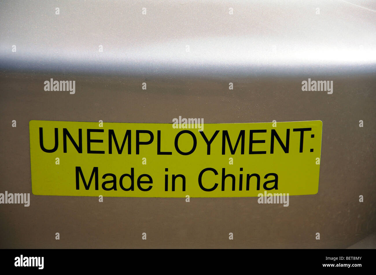 Yellow bumper sticker hires stock photography and images Alamy