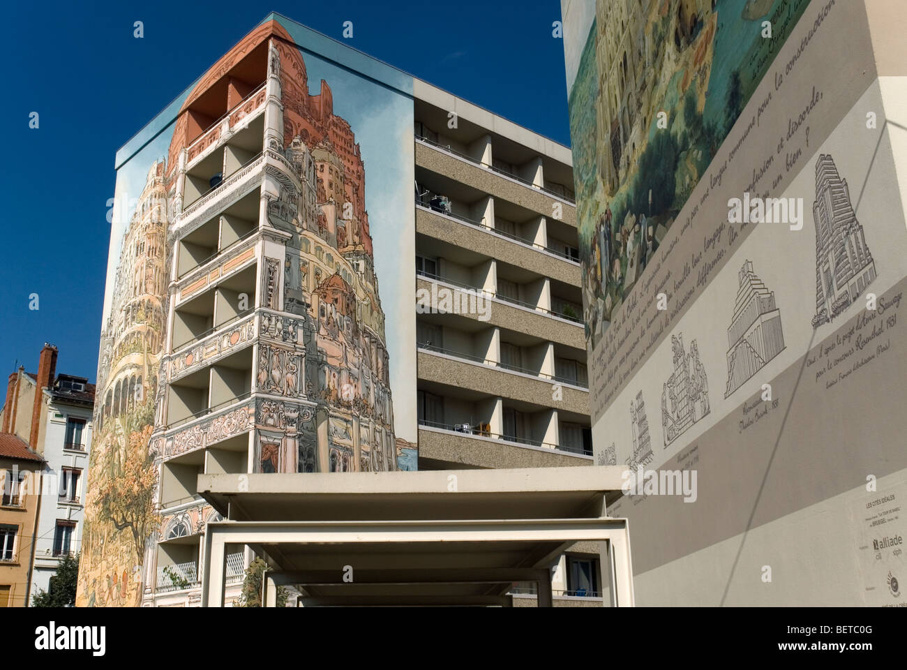 Urban plan Lyon France