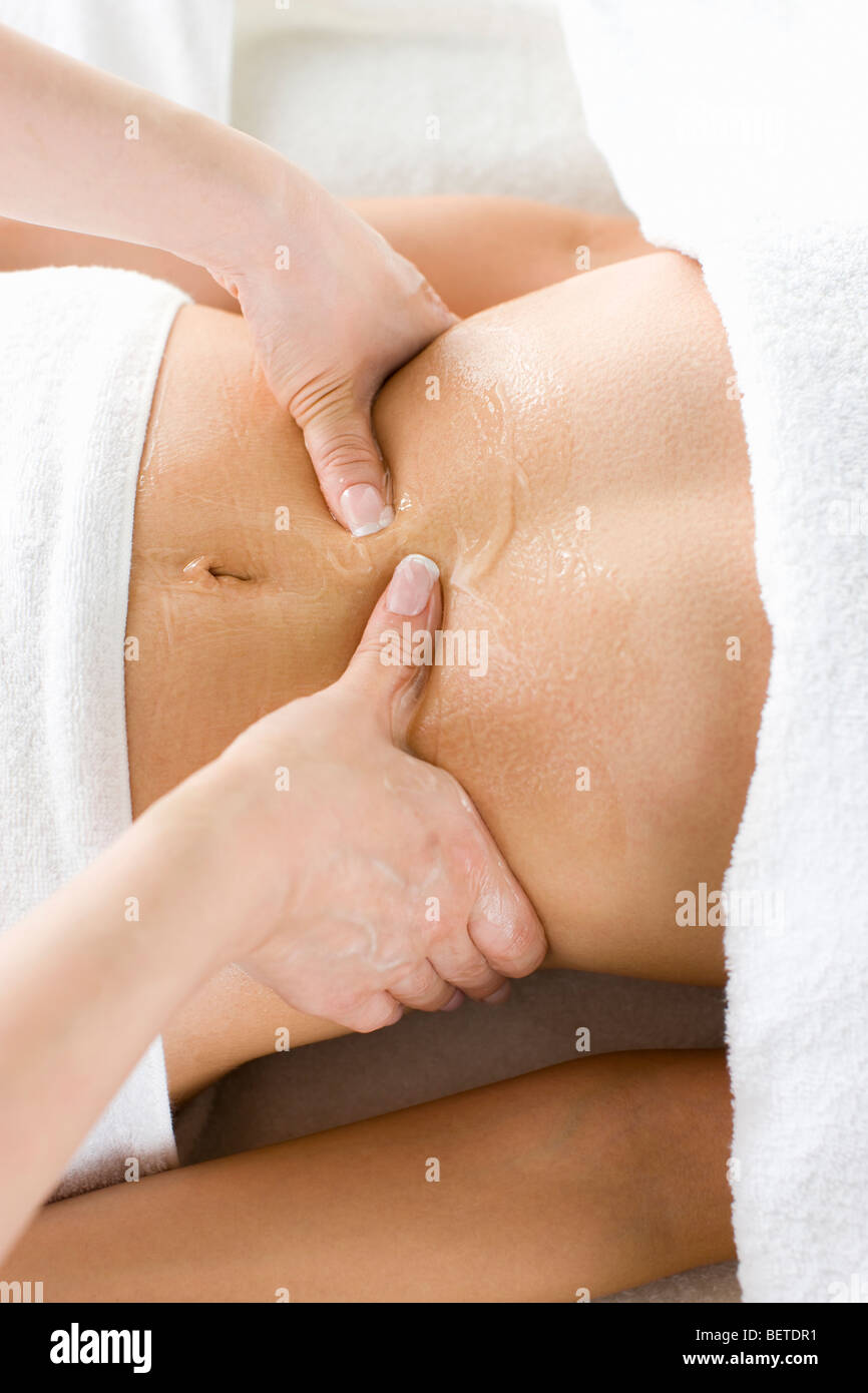 Young Women Getting Back Massage Massage Stock Photo 331339013