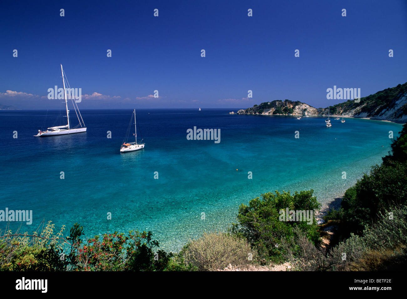 Greece, Ionian Islands, Ithaca, Gidaki beach Stock Photo