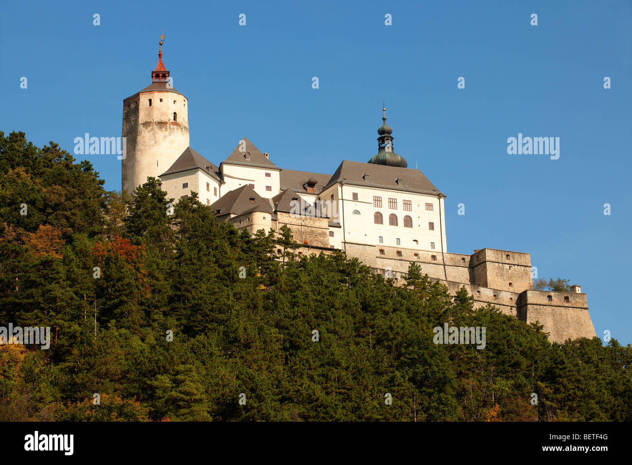 Esterhazy castle (Esterhazy Kastely) Burg Forchstein  , Eisenstadt (Kismarton), Austria Stock Photo