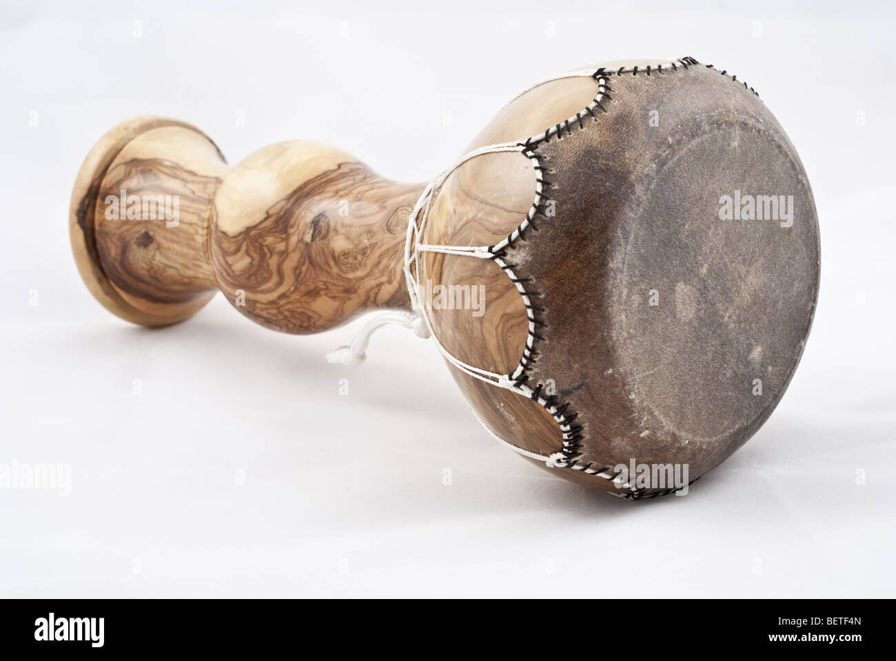 african wooden brown drum Stock Photo - Alamy