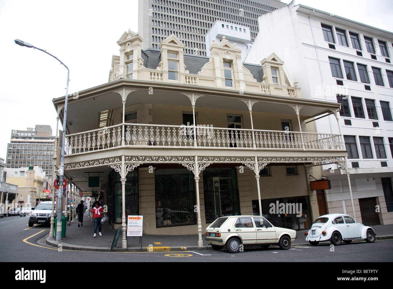 Long Street Building Architecture Cape Town Stock Photo Alamy
