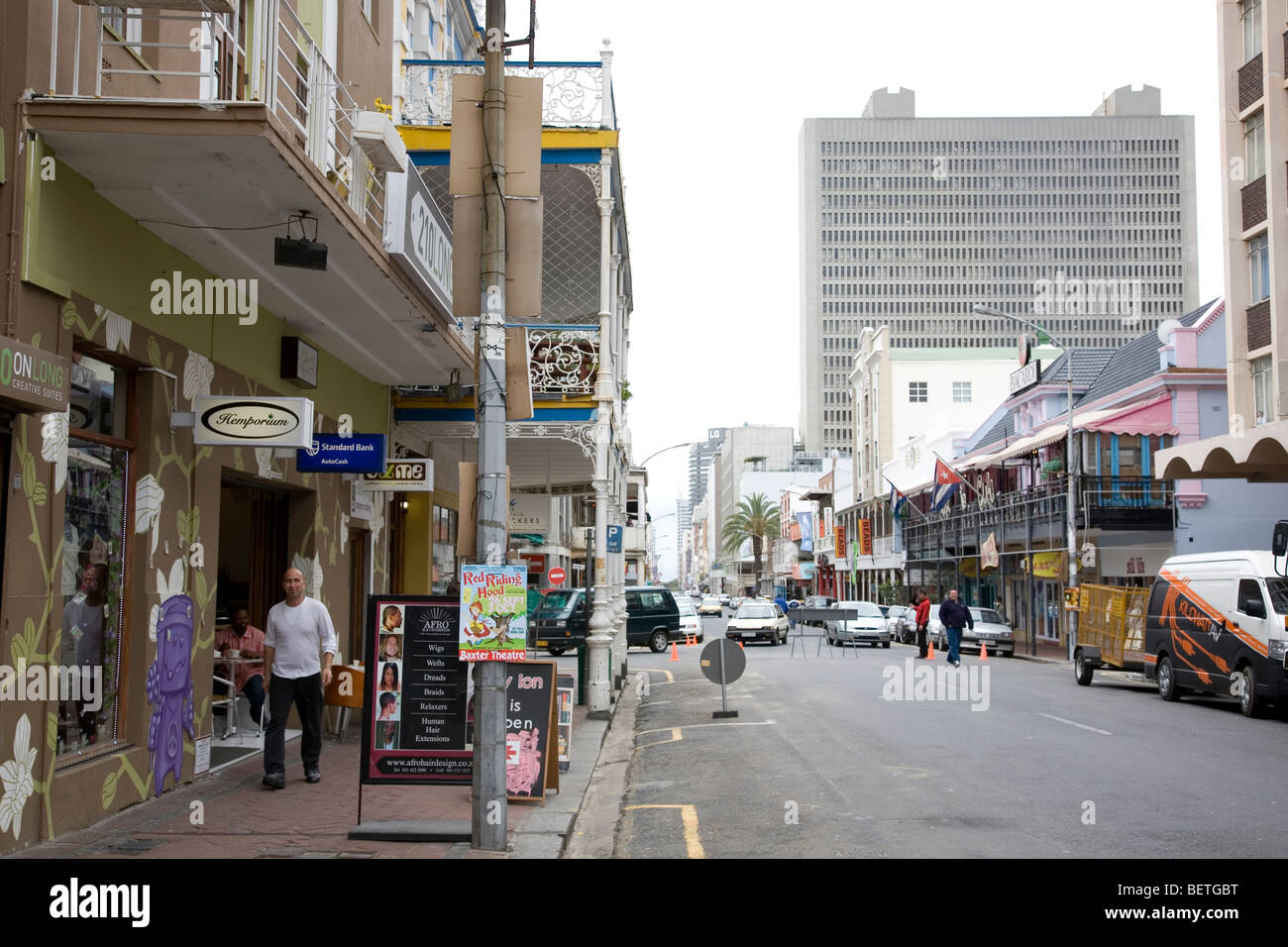 Long Street - Cape Town Stock Photo