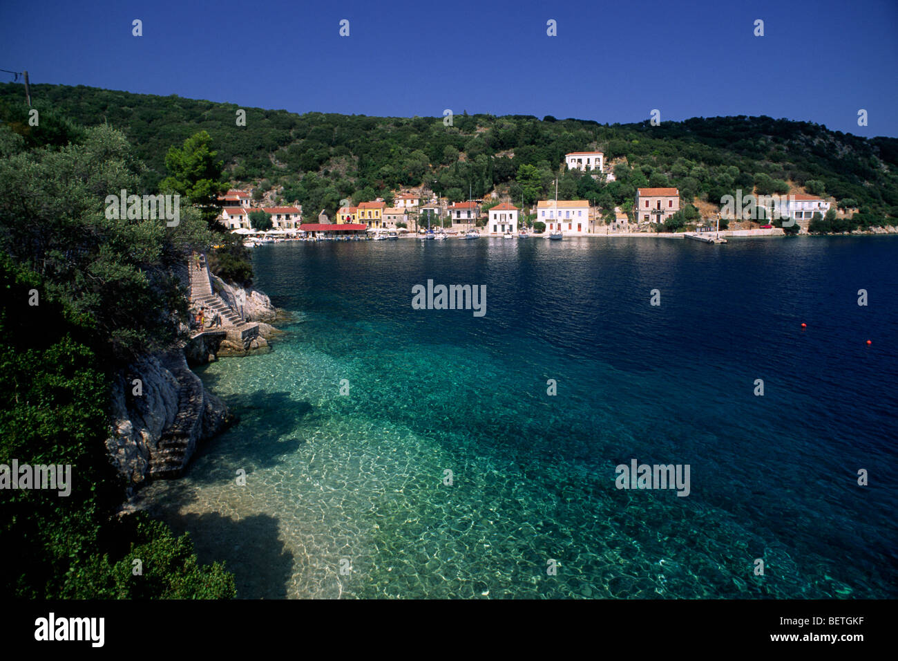Kioni, Ithaca, Ionian Islands, Greece Stock Photo