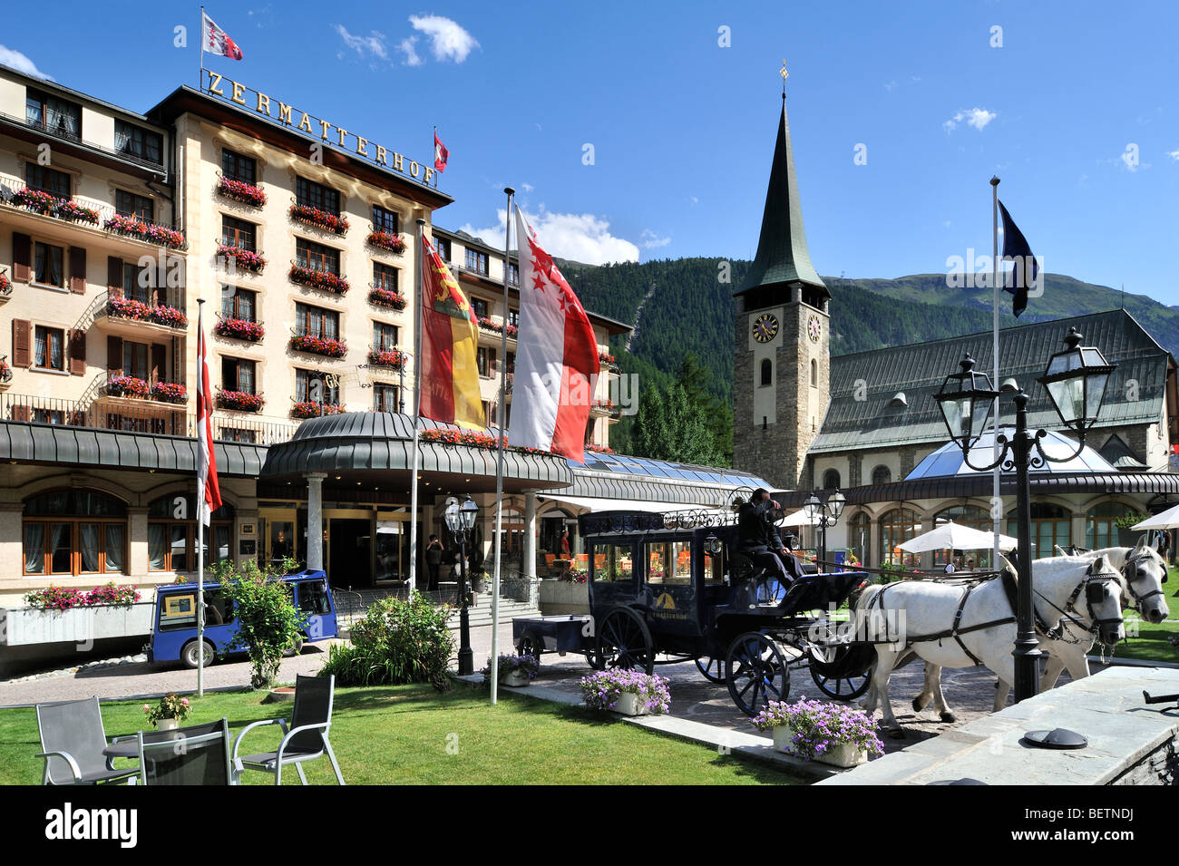 Swiss village church hi-res stock photography and images - Alamy