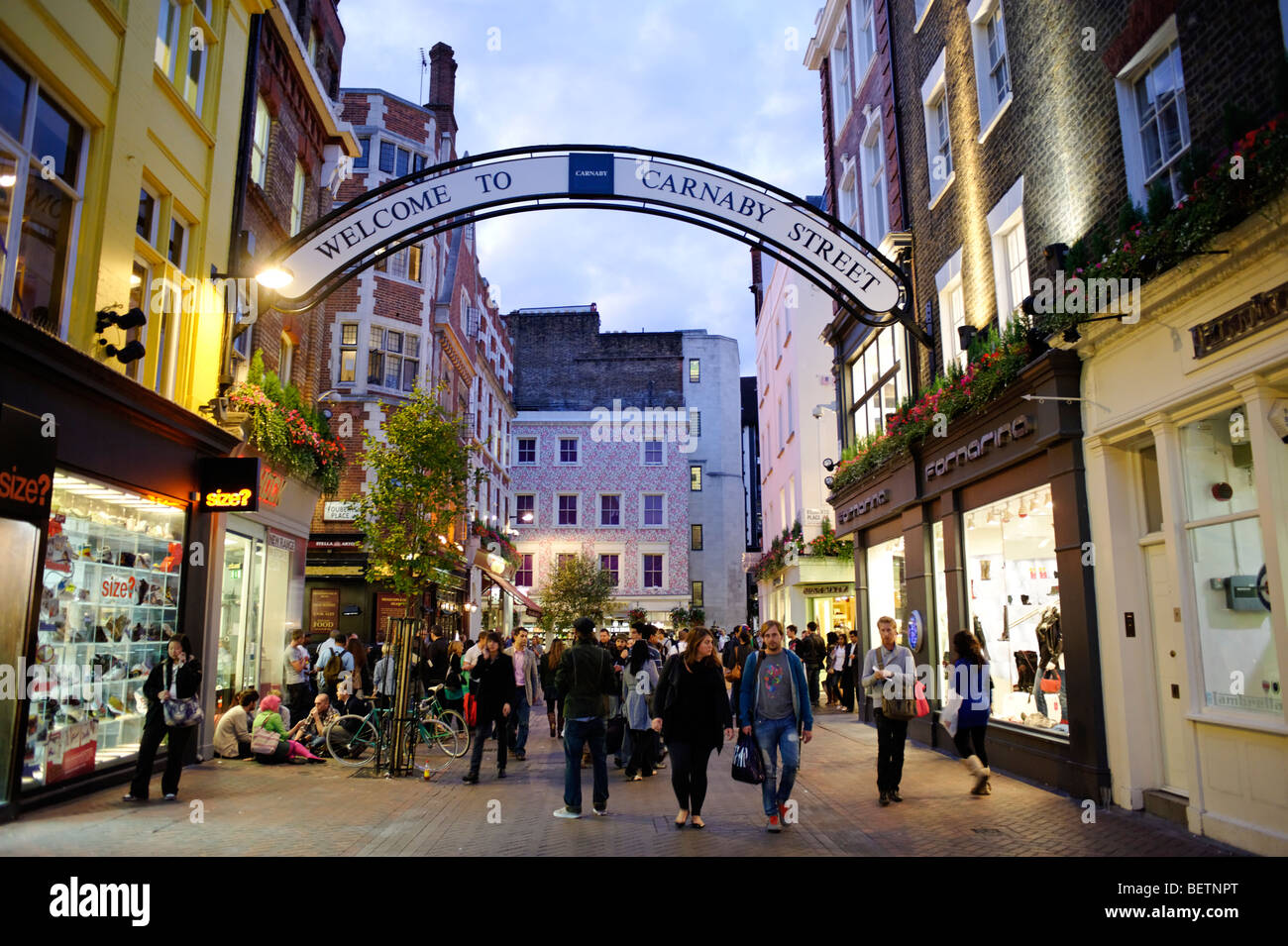 Carnaby street. London. Britain. UK Stock Photo