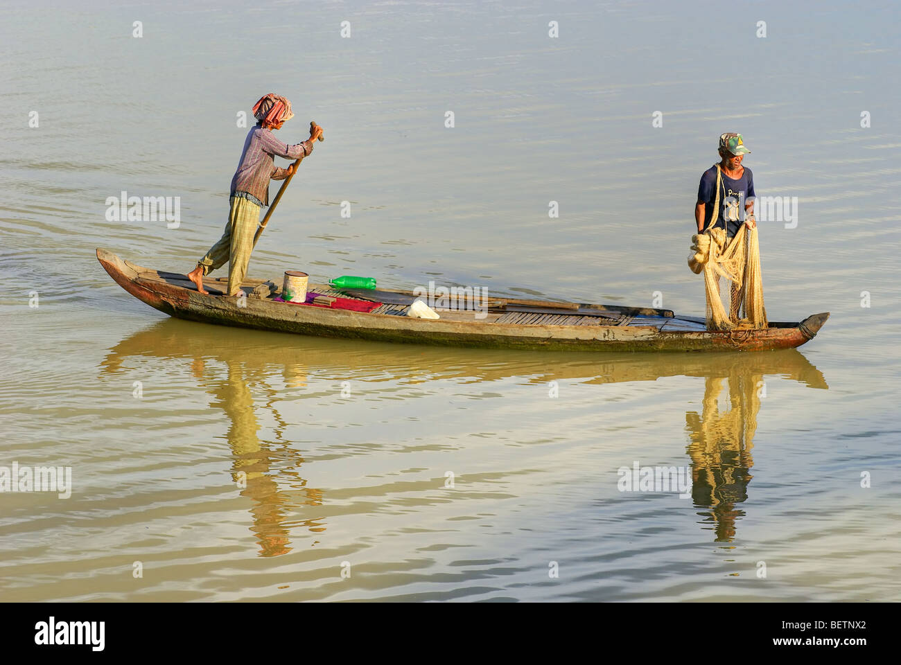 Life on The Tonla Sap Lake, between Battambang and Siem Reap. Cambodia ...