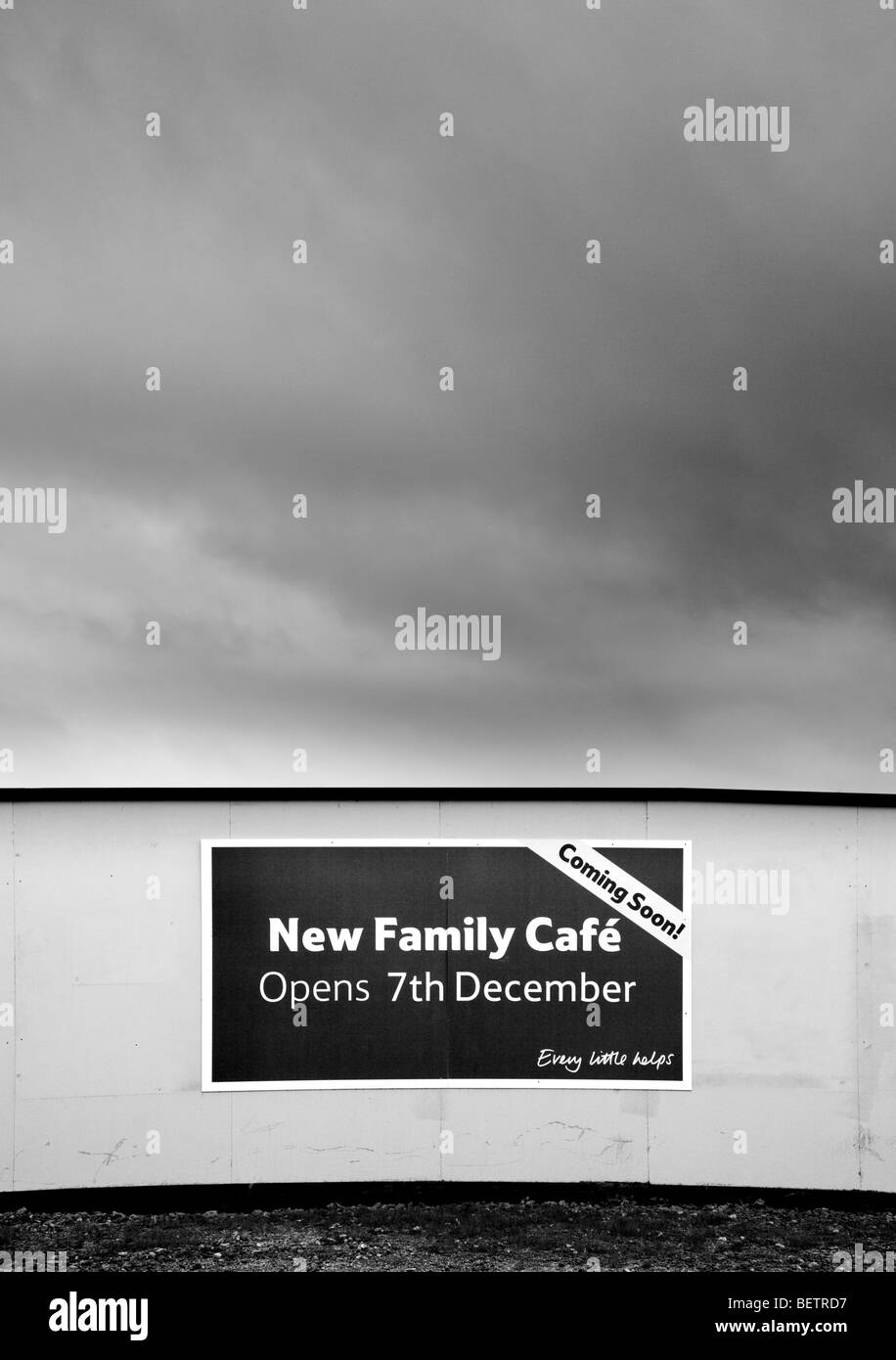 Tesco sign Black and White Stock Photos & Images Alamy