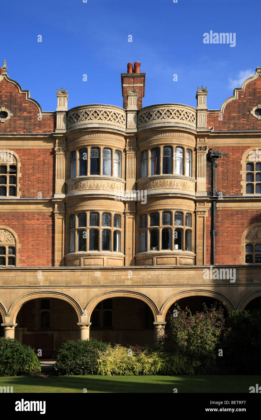 Sidney Sussex College, Cambridge University, Cloister Court. Stock Photo