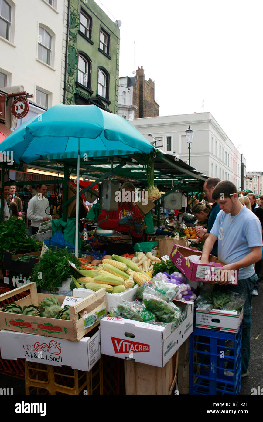 Portobello road market stall hires stock photography and images Alamy