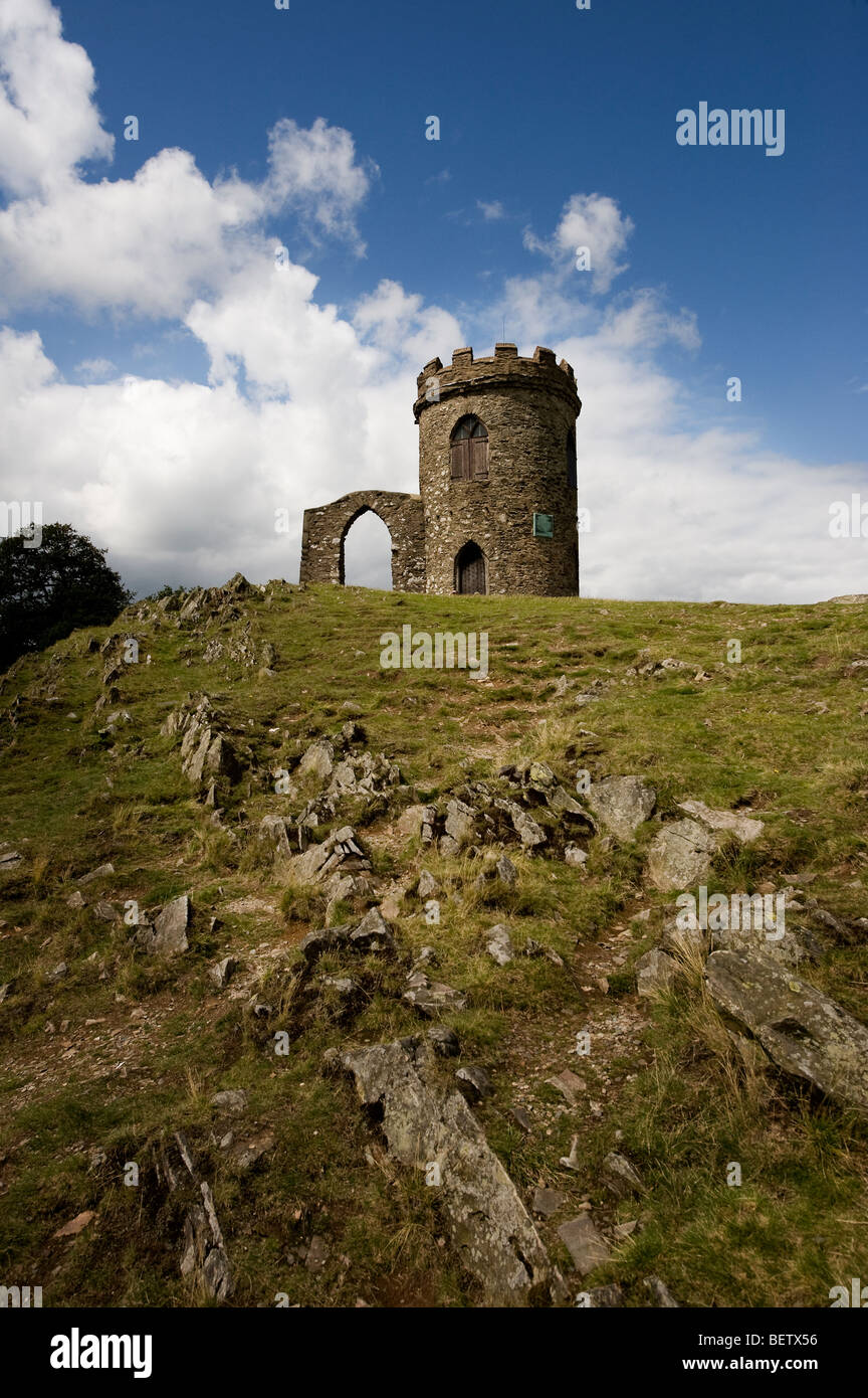 Old John Tower at Bradgate Park, Leicestershire, England Stock Photo