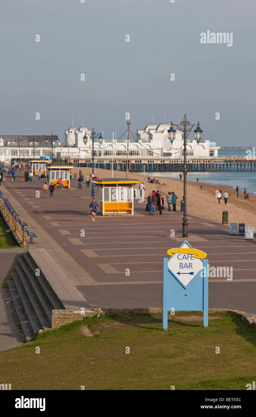 Southsea promenade, England UK. Stock Photo