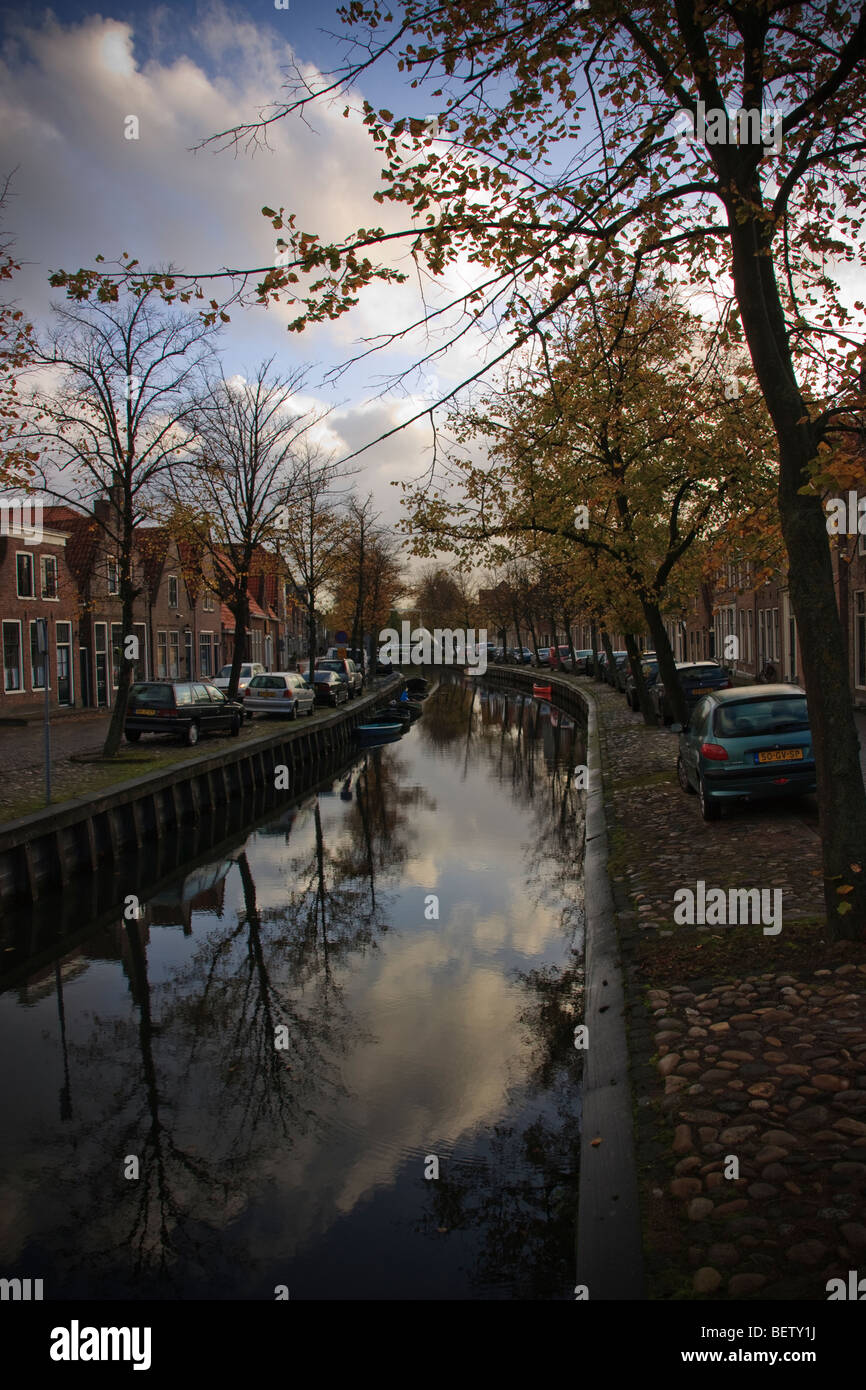 river view,volendam Stock Photo