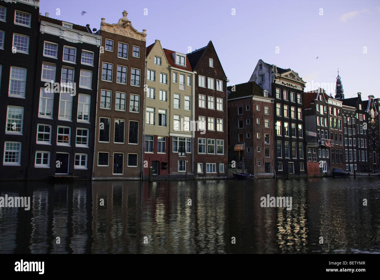 Netherlands Amsterdam Architecture canal houses Stock Photo
