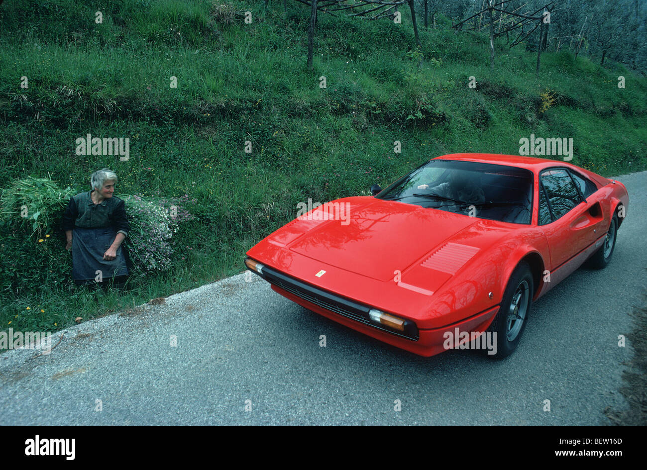 Ferrari 328 GTB Stock Photo
