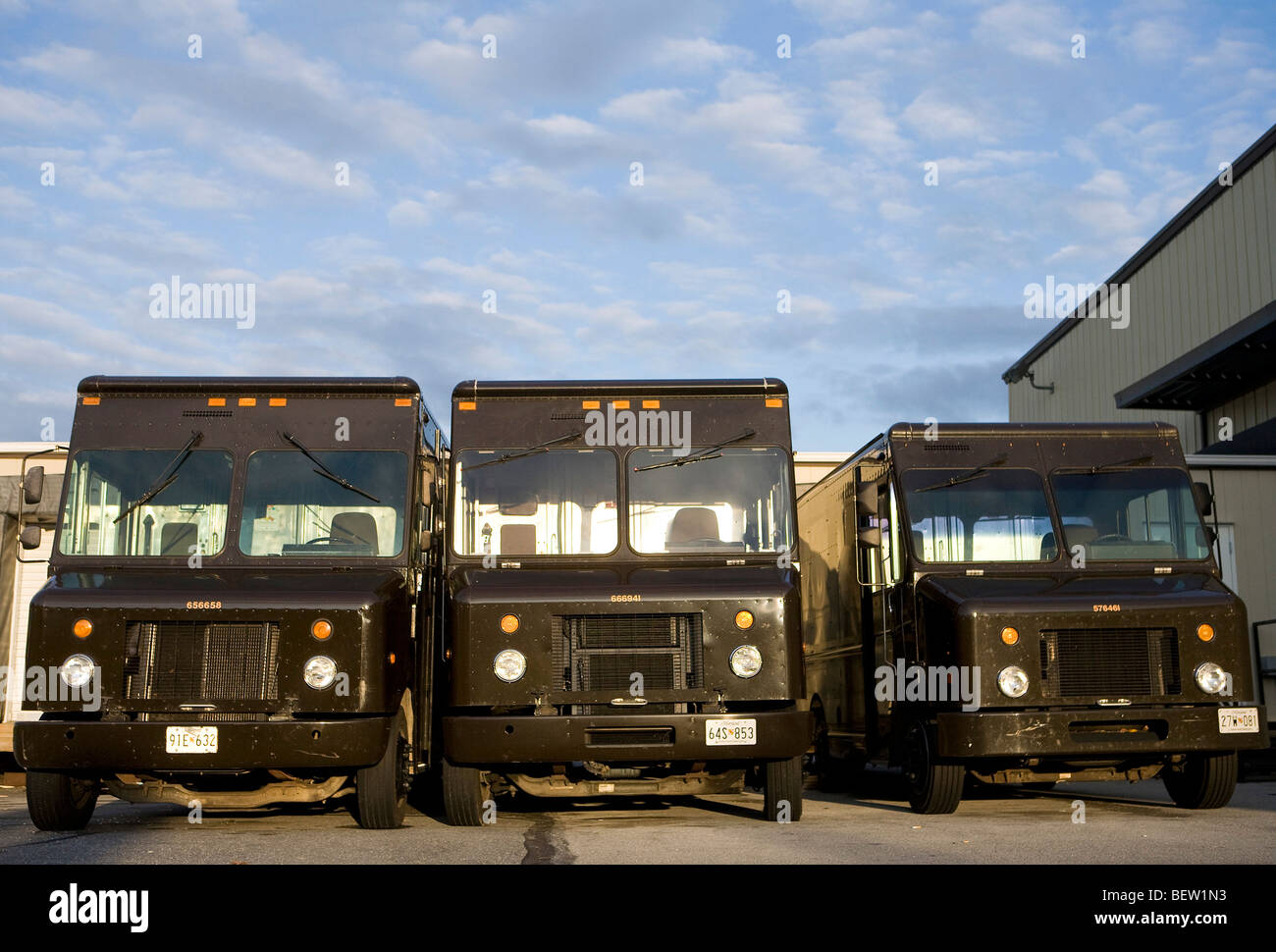 18 October 2009 – Frederick, Maryland – Shipping giant UPS is set to announce its third quarter earnings report on October 22.  Stock Photo