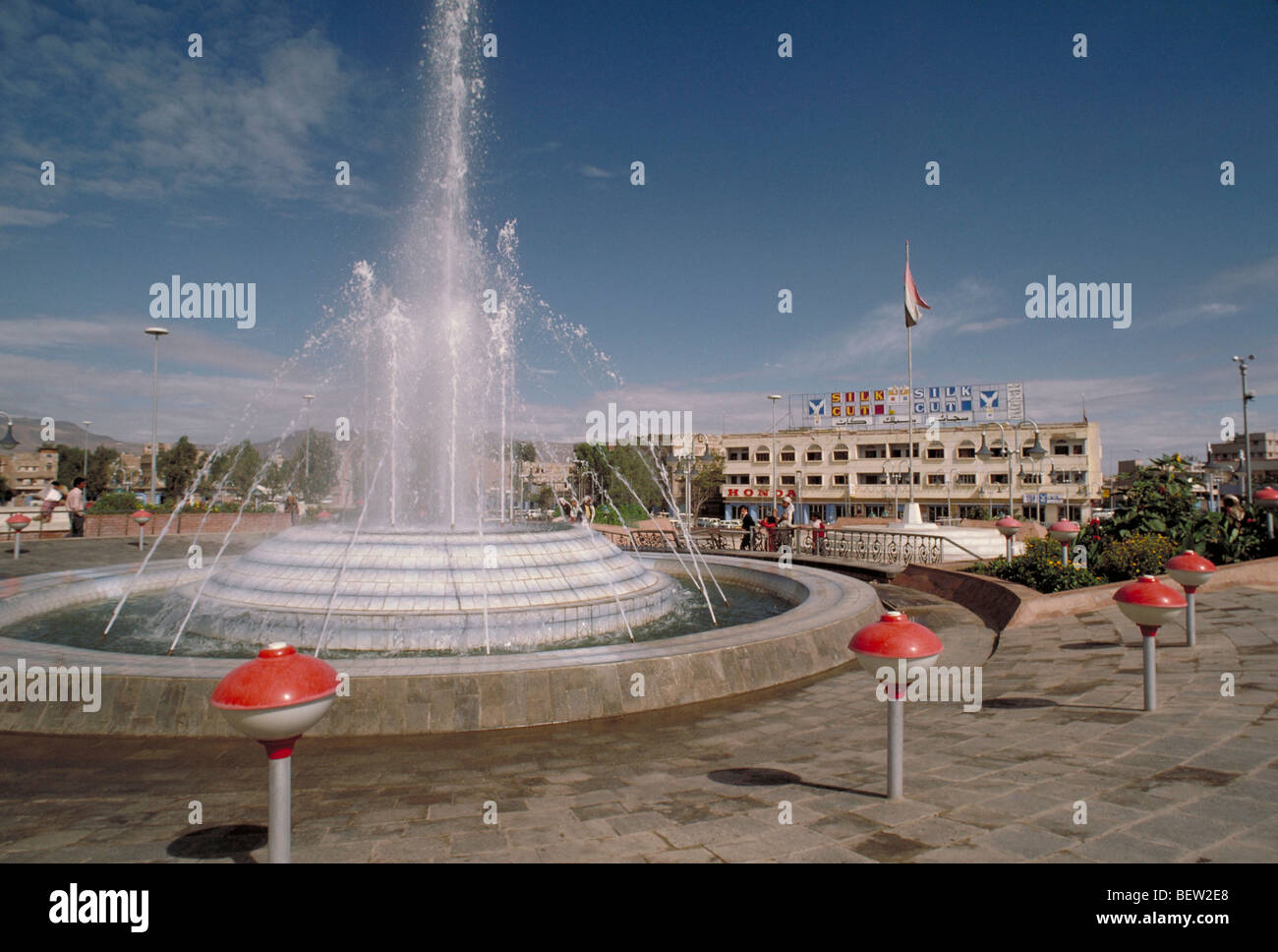 Elk124-1250 Yemen, Sanaa, Tahrir Square Stock Photo