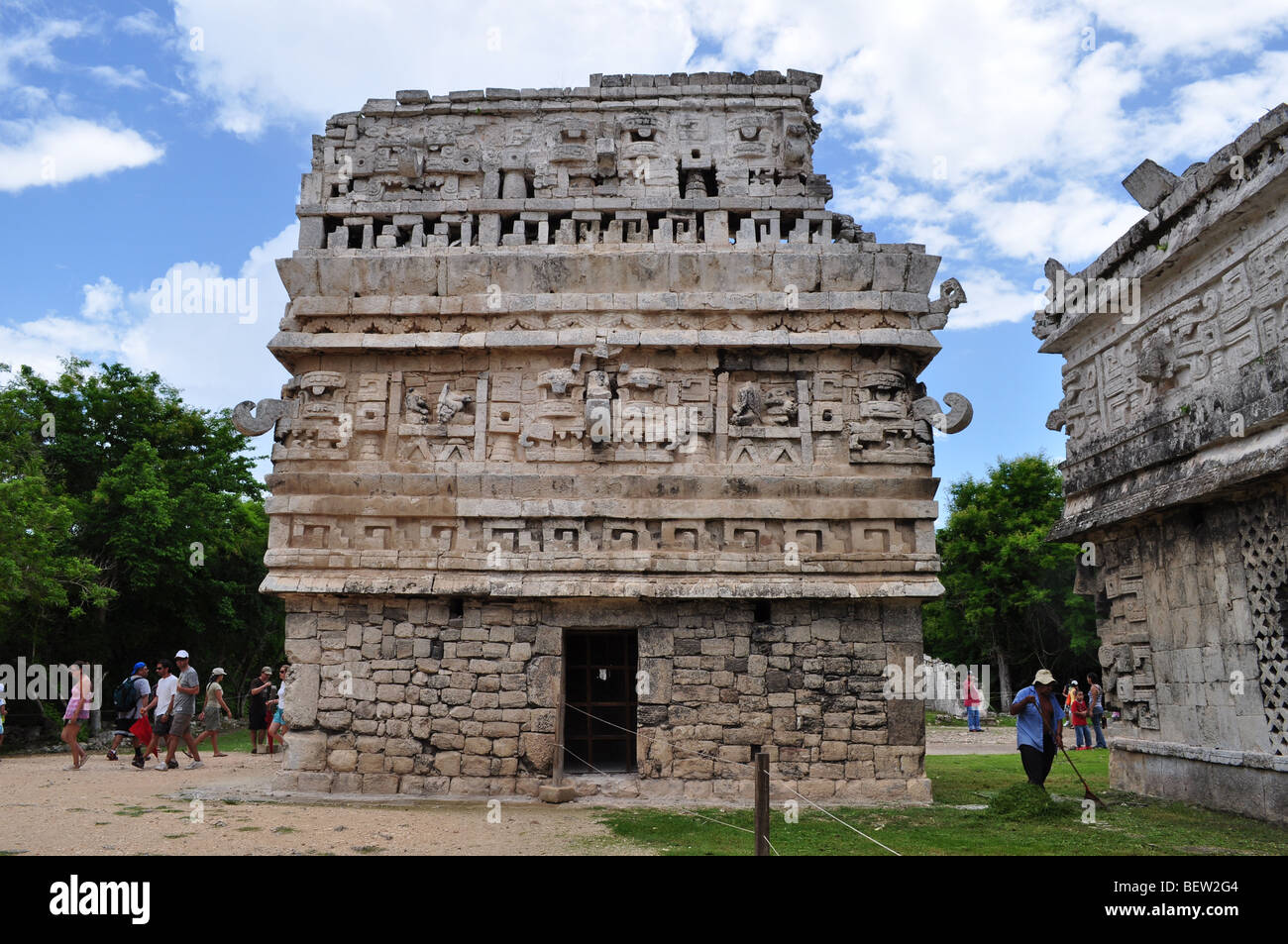 La Iglesia, Chichen Itza, Yucatan Stock Photo