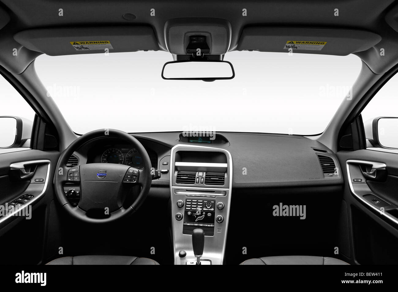 2010 volvo xc60 3 2l in silver dashboard hires stock photography and