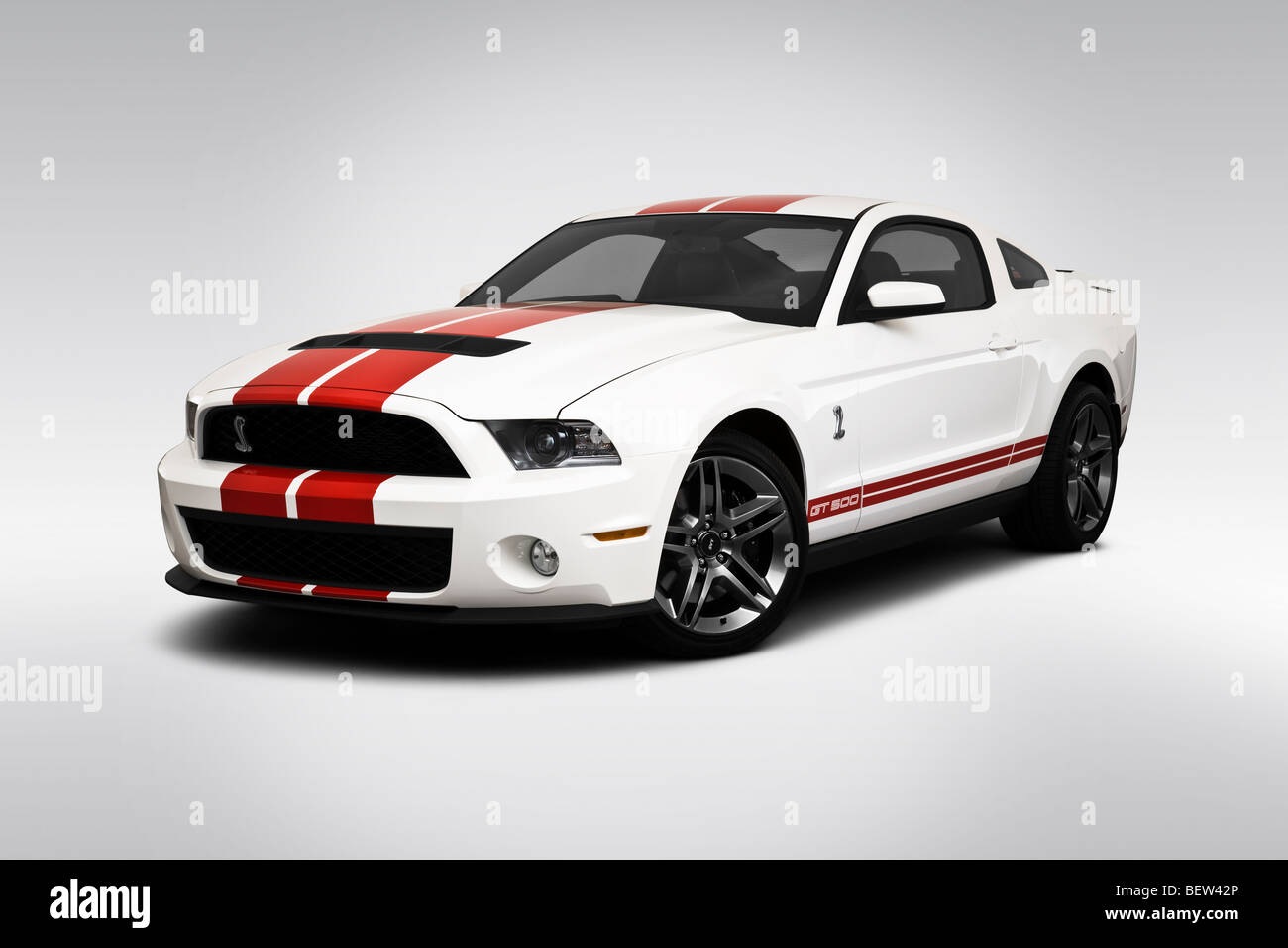2010 Ford Shelby Gt500 In Front Angle View Stock Photo Alamy