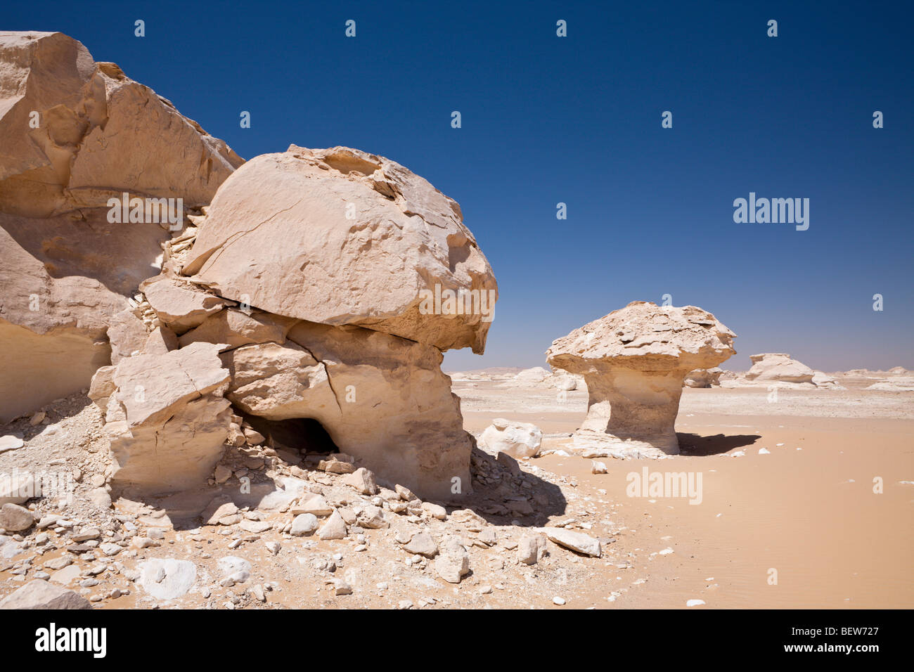 White Desert National Park, Libyan Desert, Egypt Stock Photo