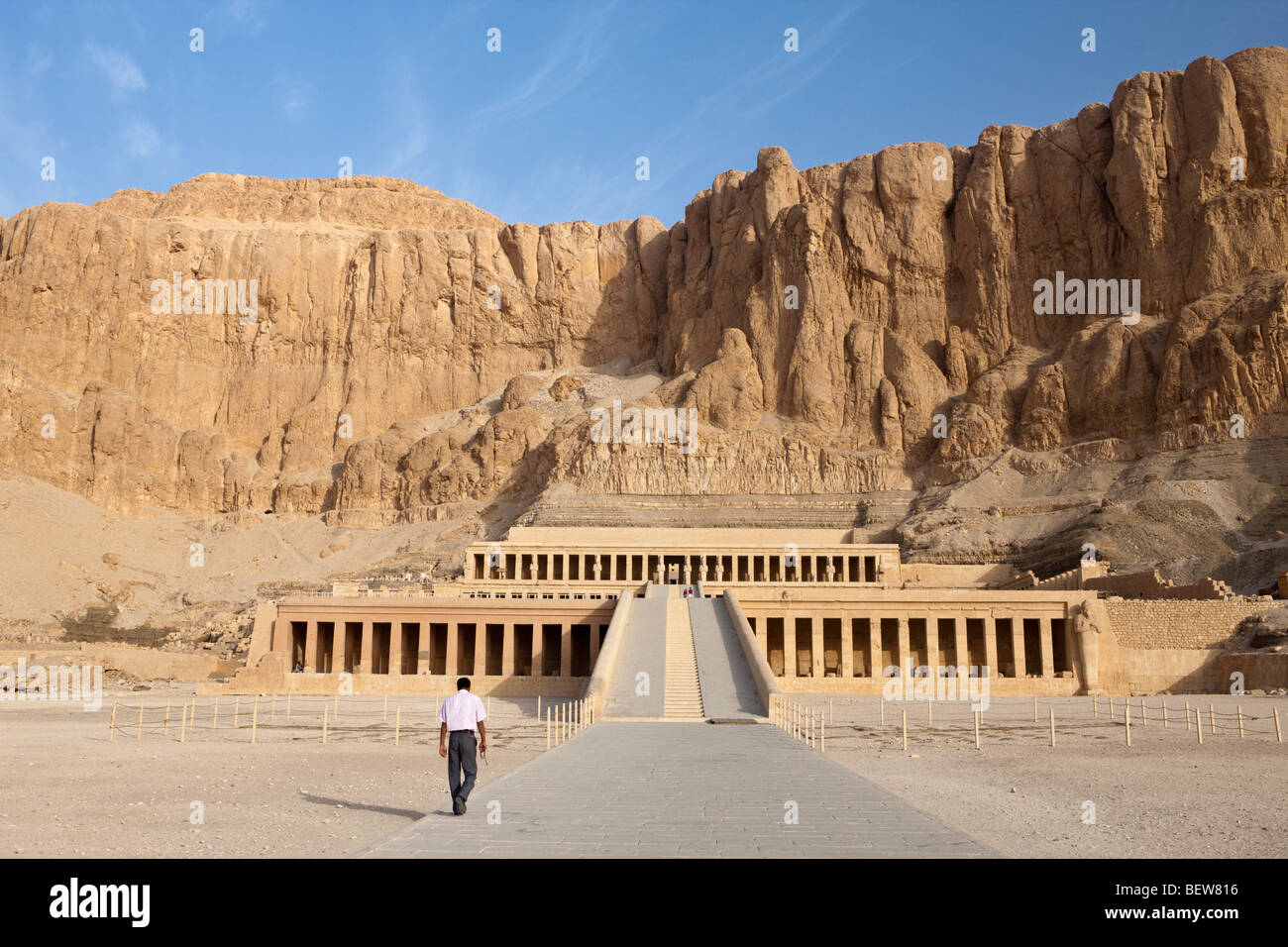 Mortuary Temple of Queen Hatshepsut, Luxor, Egypt Stock Photo