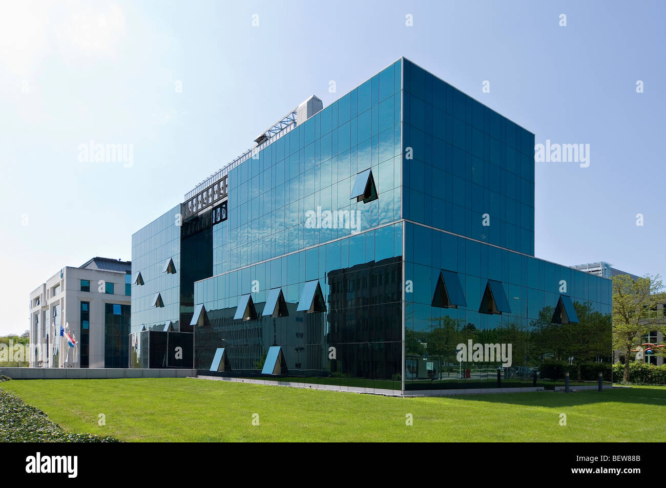 Office building of the Sal. Oppenheim Bank at the Kirchberg, Luxembourg  Stock Photo - Alamy
