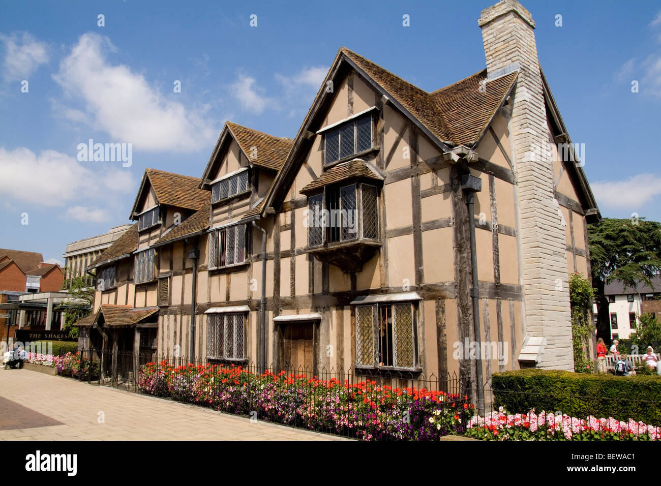 Birth House of William Shakespeare, StratforduponAvon, England Stock