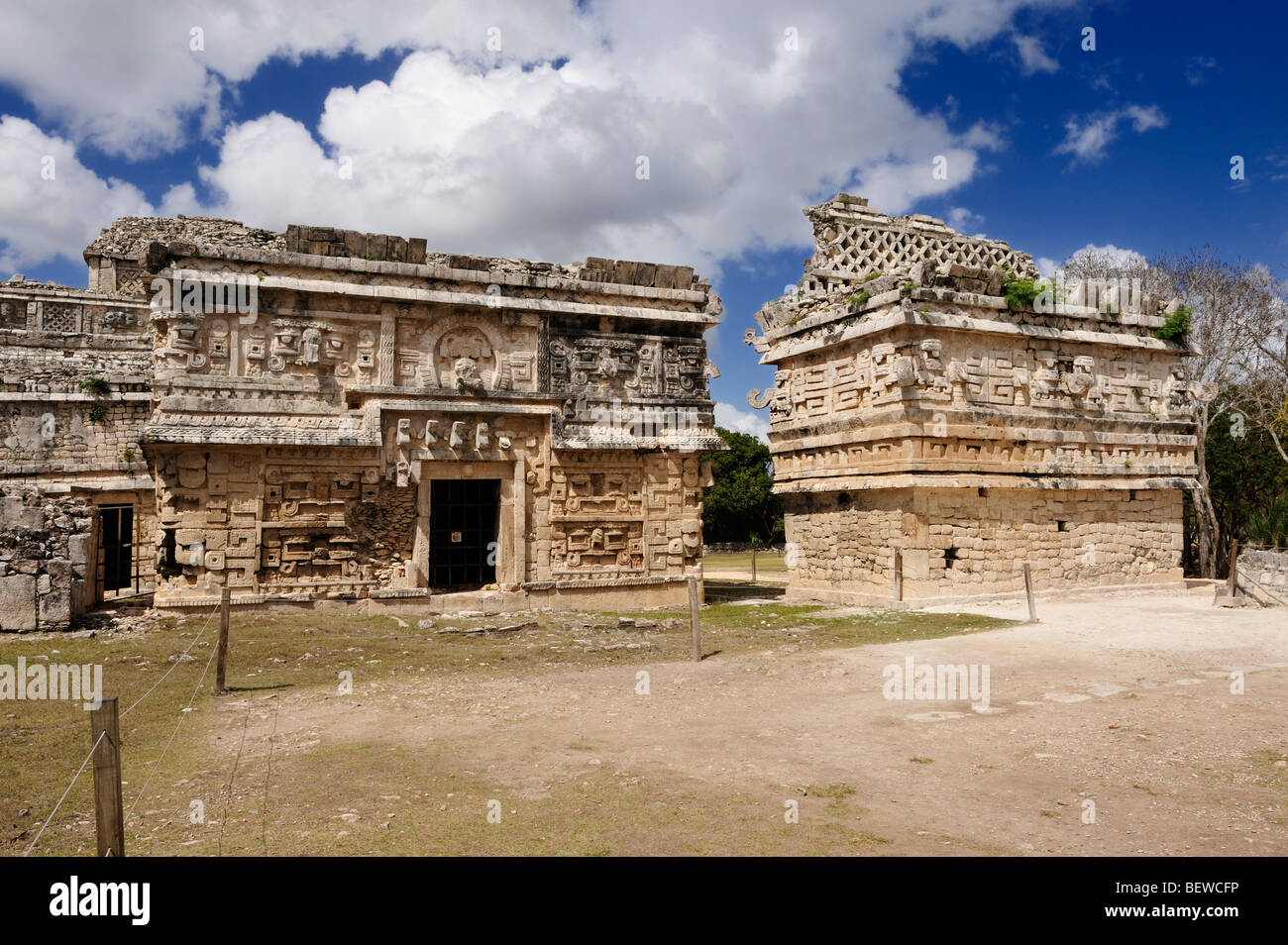 La Iglesia (church) in the Las Monjas complex at the Maya ruin site of  Chichen Itza, Yucatan, Mexico Stock Photo - Alamy