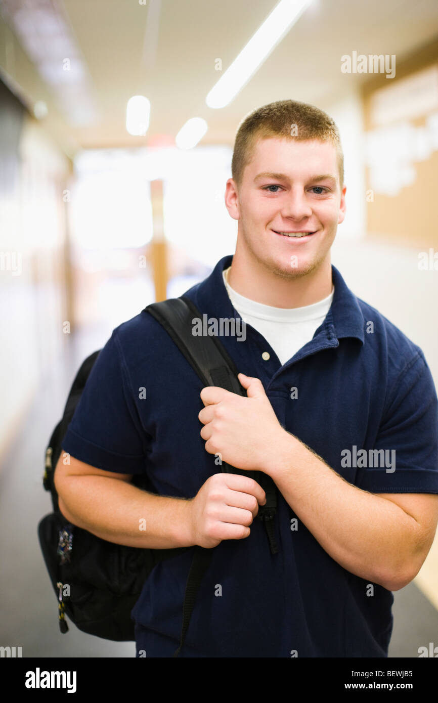 Portrait of a student smiling Stock Photo - Alamy